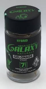 Photograph of product: Galaxy Natural Preroll Gelonade 5Pk