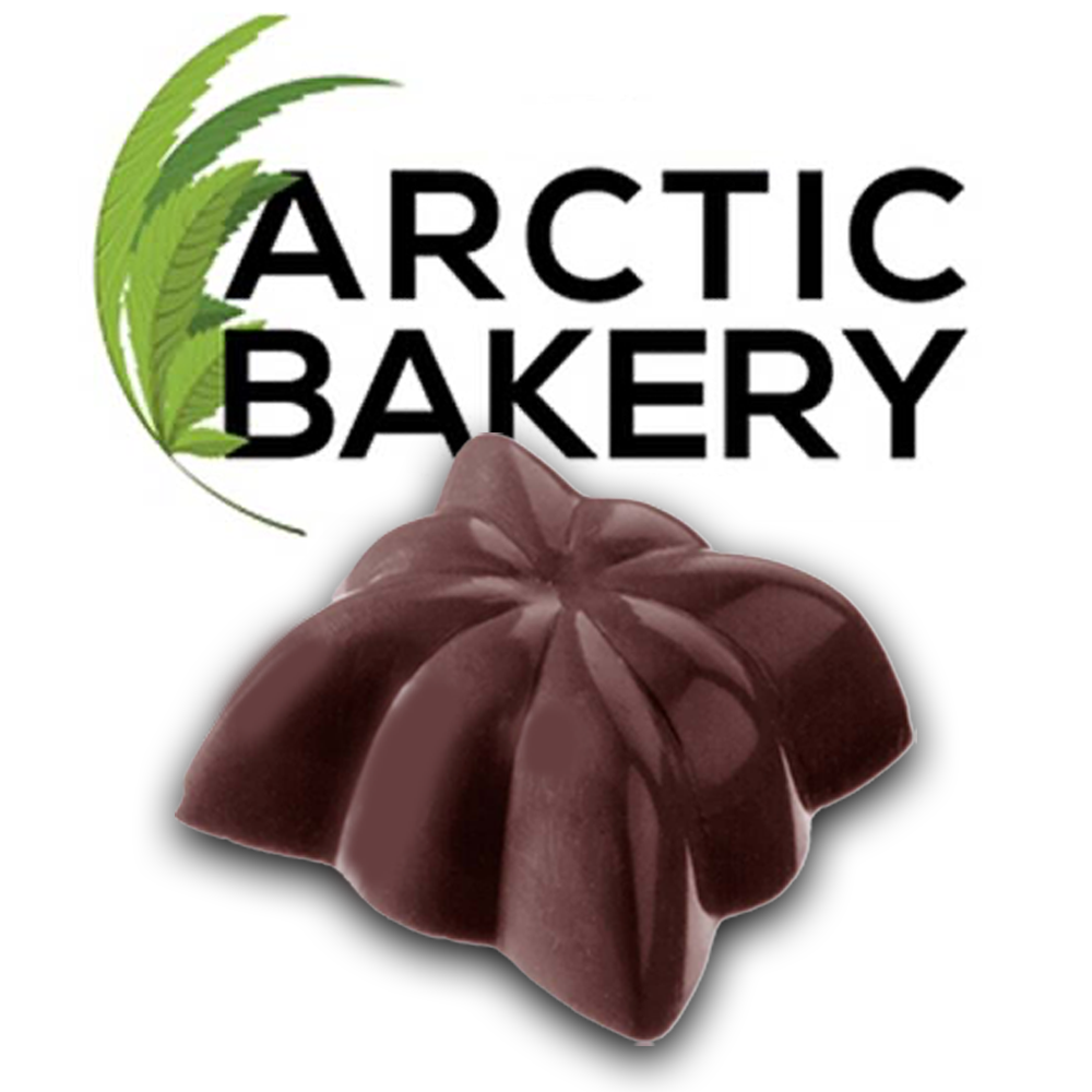 Photograph of product: Arctic Stars 100mg - Milk Chocolate
