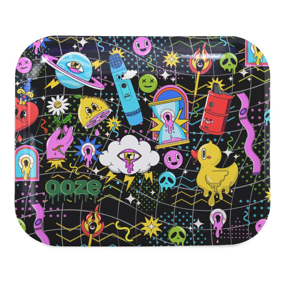 Photograph of product: Ooze Rolling Tray - Metal Time Warp - Medium