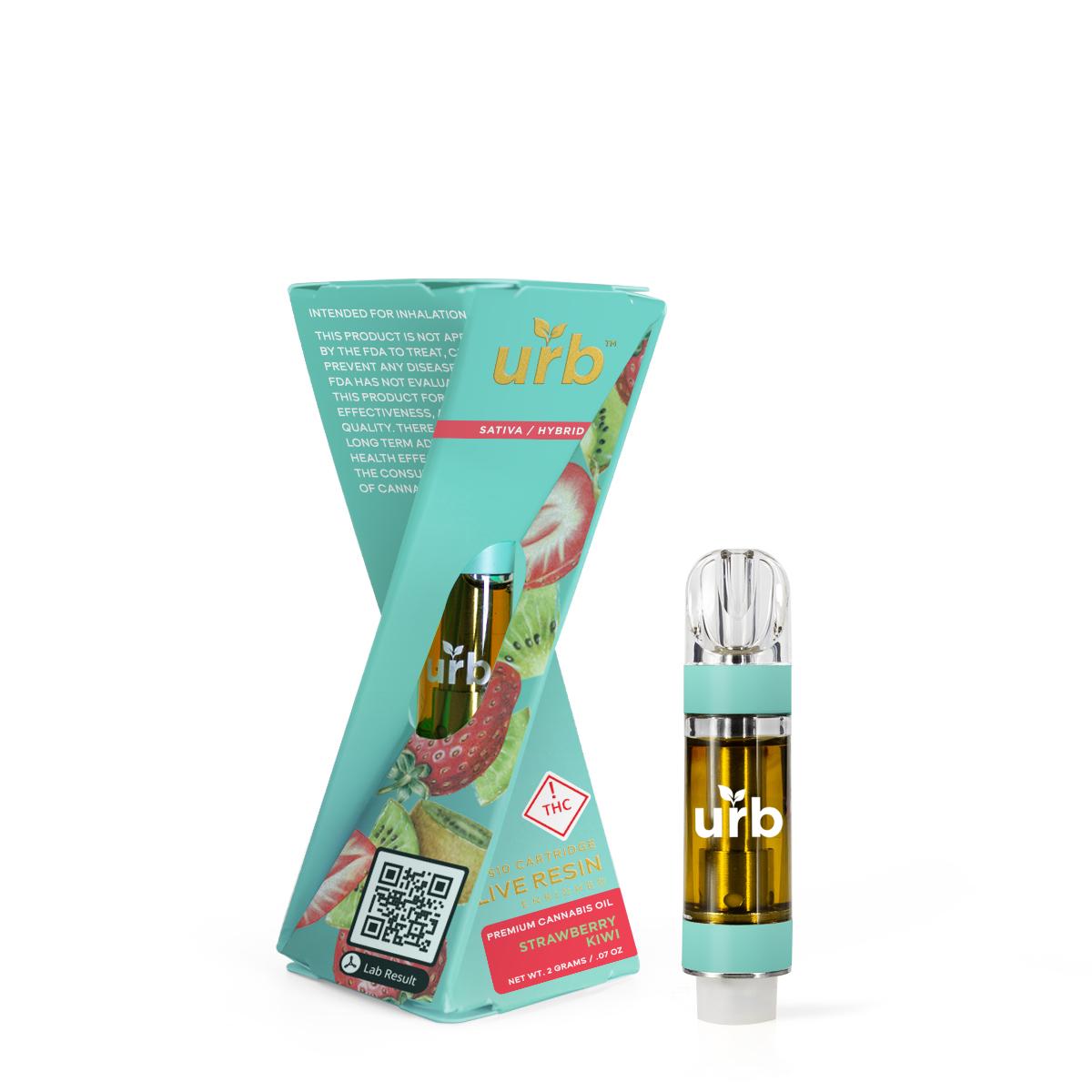 Photograph of product: Urb - 2g Cartridge - Strawberry Kiwi - 1.50 s