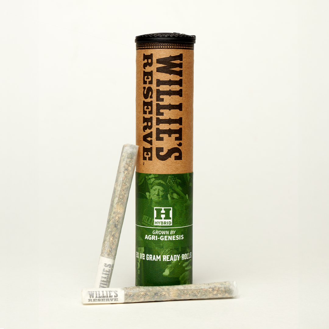 Photograph of product: WILLIE'S RESERVE - PREROLL - 0.5G - 2PK - CHU-BOPS #51 - HYBRID