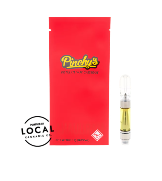 Photograph of product: PINCHY'S - CART DISTILLATE - 1G - RASPBERRY LEMONADE