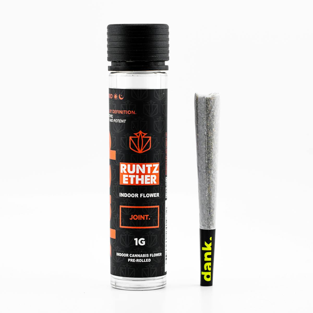 Photograph of product: Dank | Pre-Roll | Runtz Ether | 1g