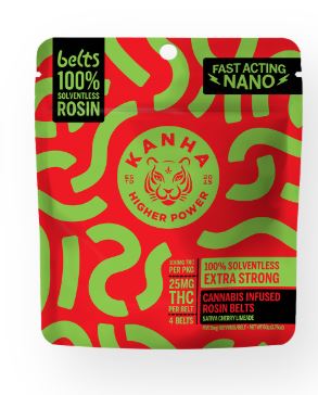 Photograph of product: Cherry Limeade Live Rosin Belts | 20 Servings | Sativa