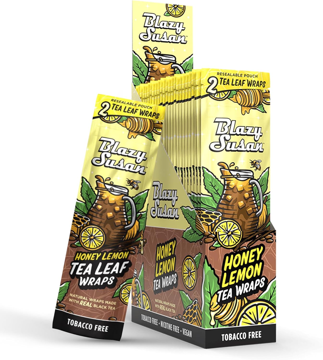 Photograph of product: Blazy Susan Honey Lemon Tea Wraps 2 Pack