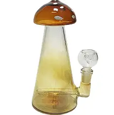Photograph of product: LuvBuds | 10" 6X Mushroom Forest Perc Bong | Assorted Colors