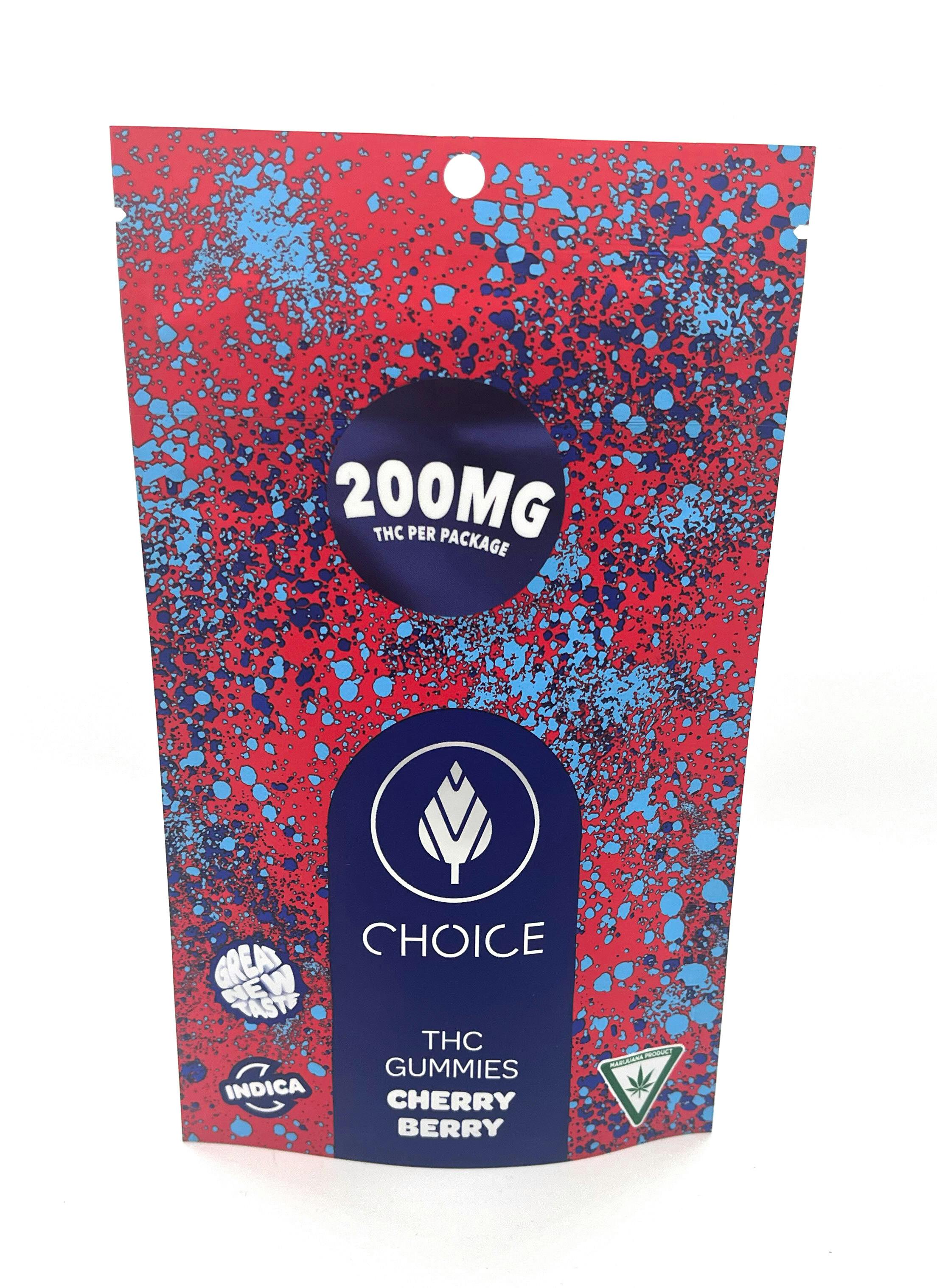 Photograph of product: Cherry Berry Choice Chews | 200mg