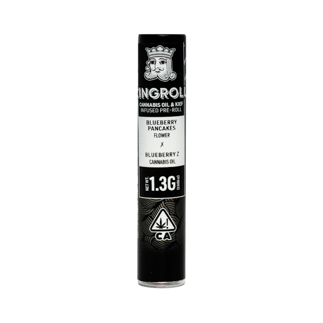 Photograph of product: 1.3g Blueberry Pancakes x Blueberry Z Infused Preroll - 