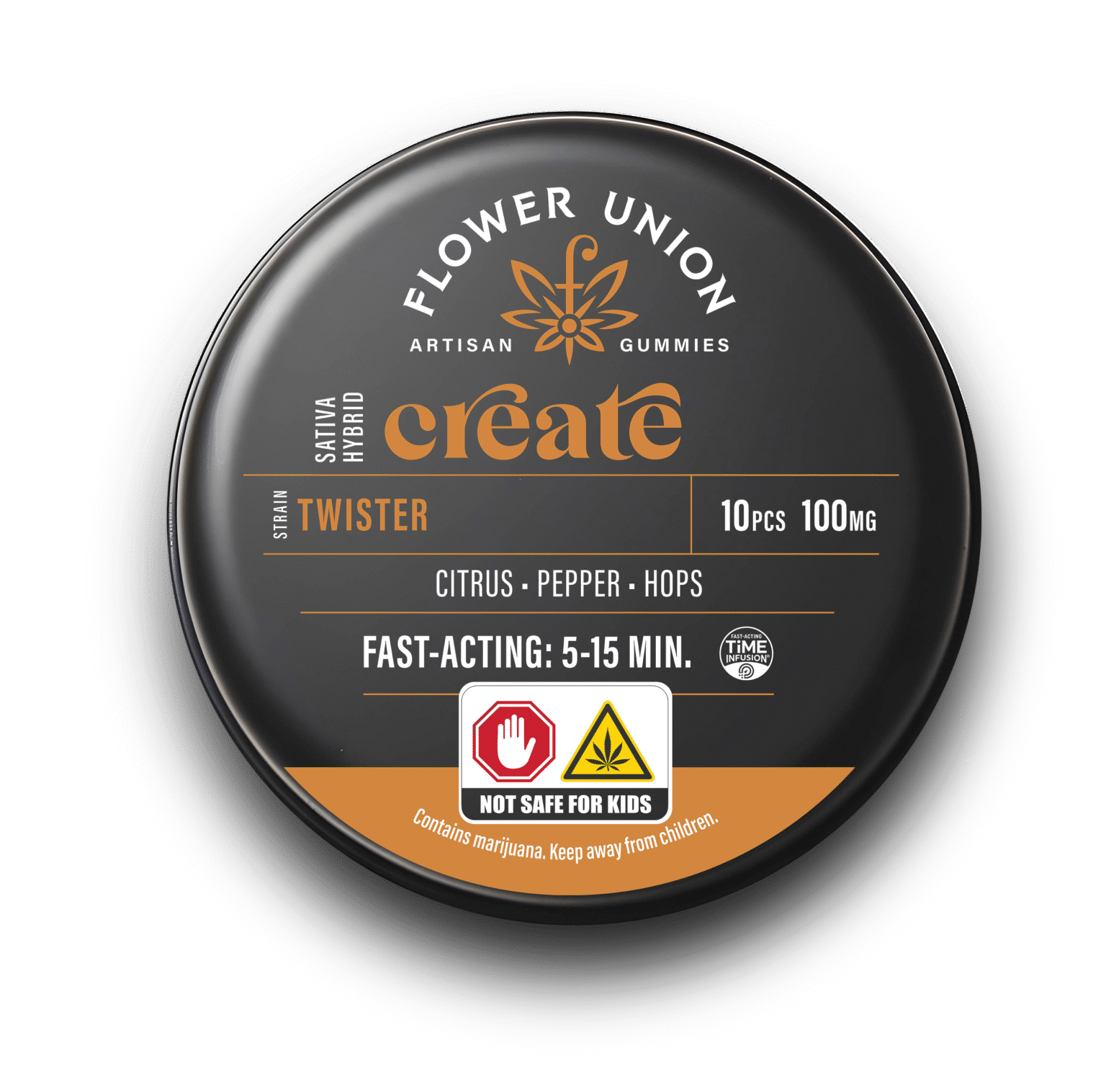 Photograph of product: Twister | Create Gummies 100mg