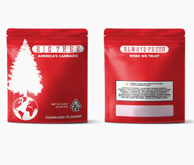 Photograph of product: Big Tree Basics Sour OG Oui'd Flower 14g