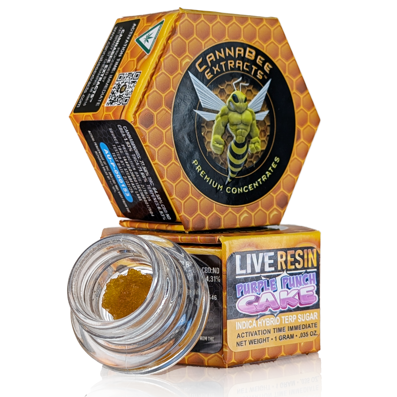 Photograph of product: PURPLE PUNCH CAKE - LIVE RESIN