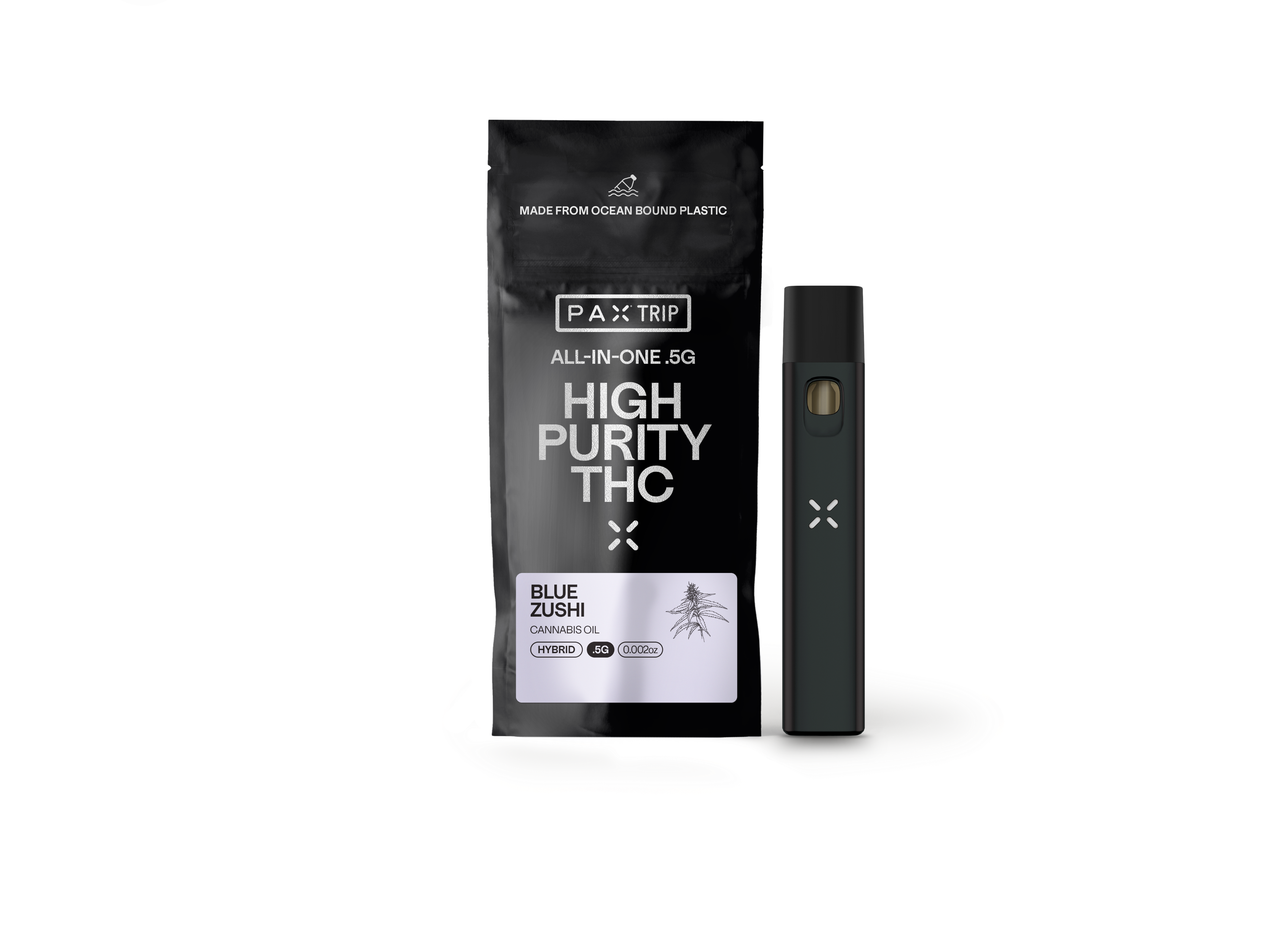 Photograph of product: Blue Zushi | 0.5g | Disposable Vape