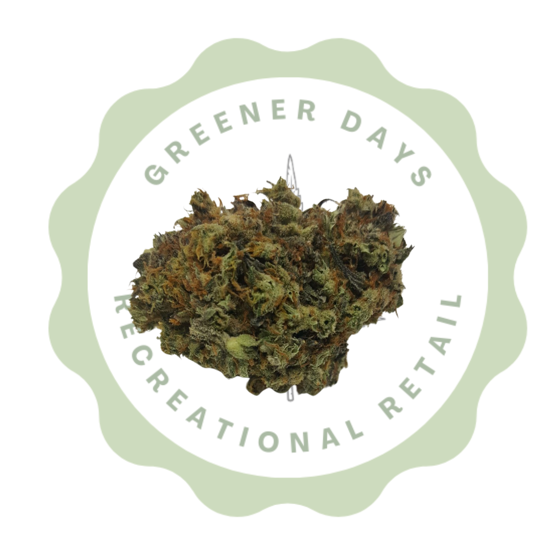 Photograph of product: Greener Days Eighth (3.5G) Prepackaged Flower Gelato #78