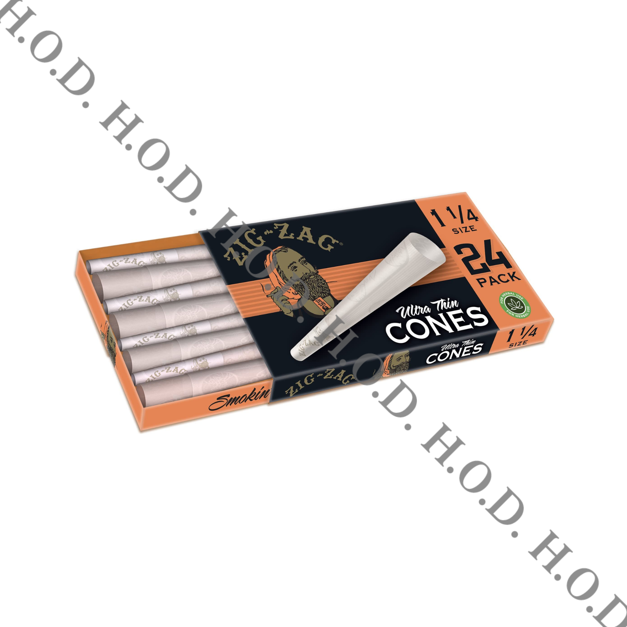 Photograph of product: Zig-Zag Organic Cones King Size