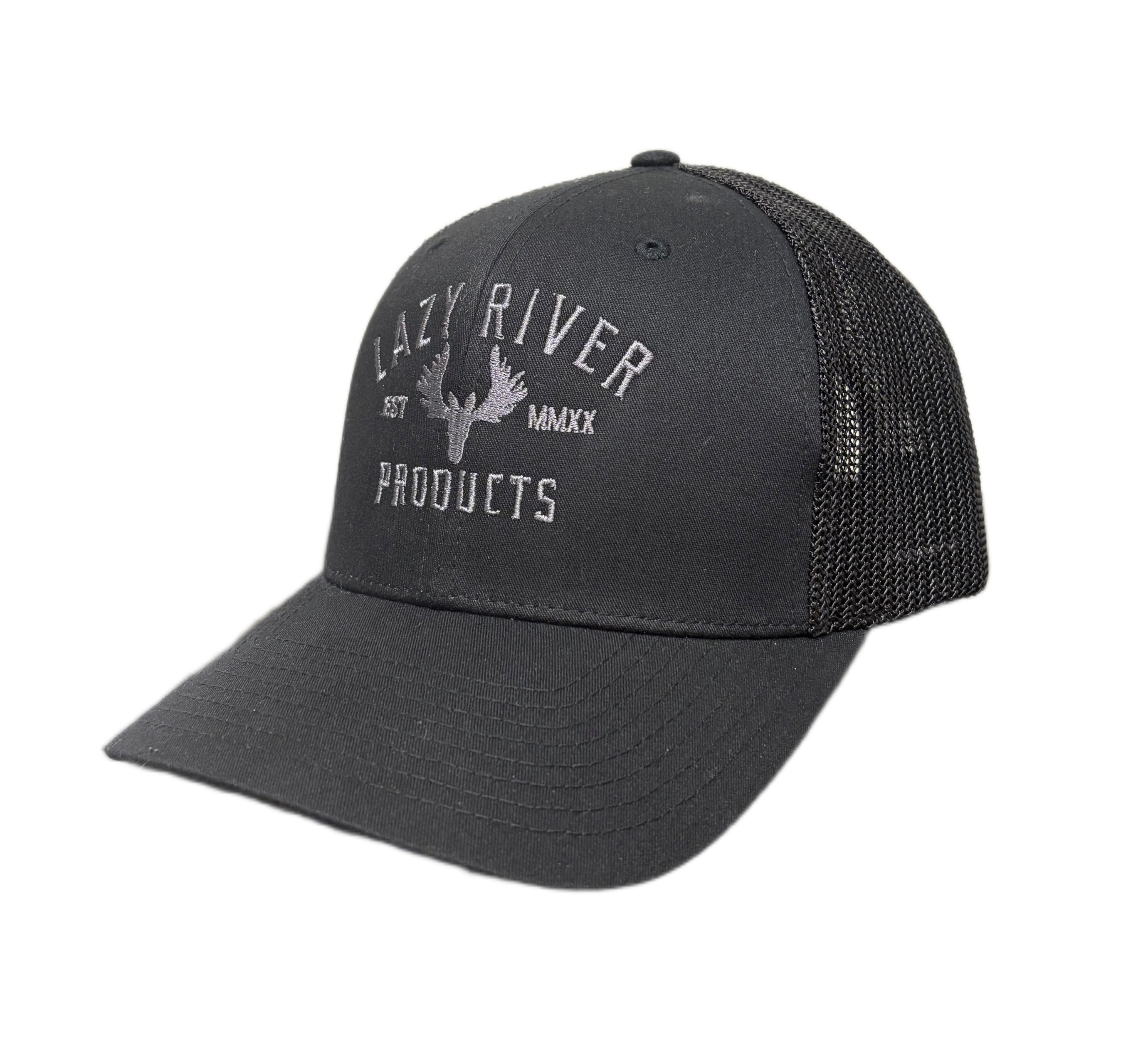 Photograph of product: LRP MMXX Flexfit Trucker Snapback Hat - Black (TAX INCLUDED)