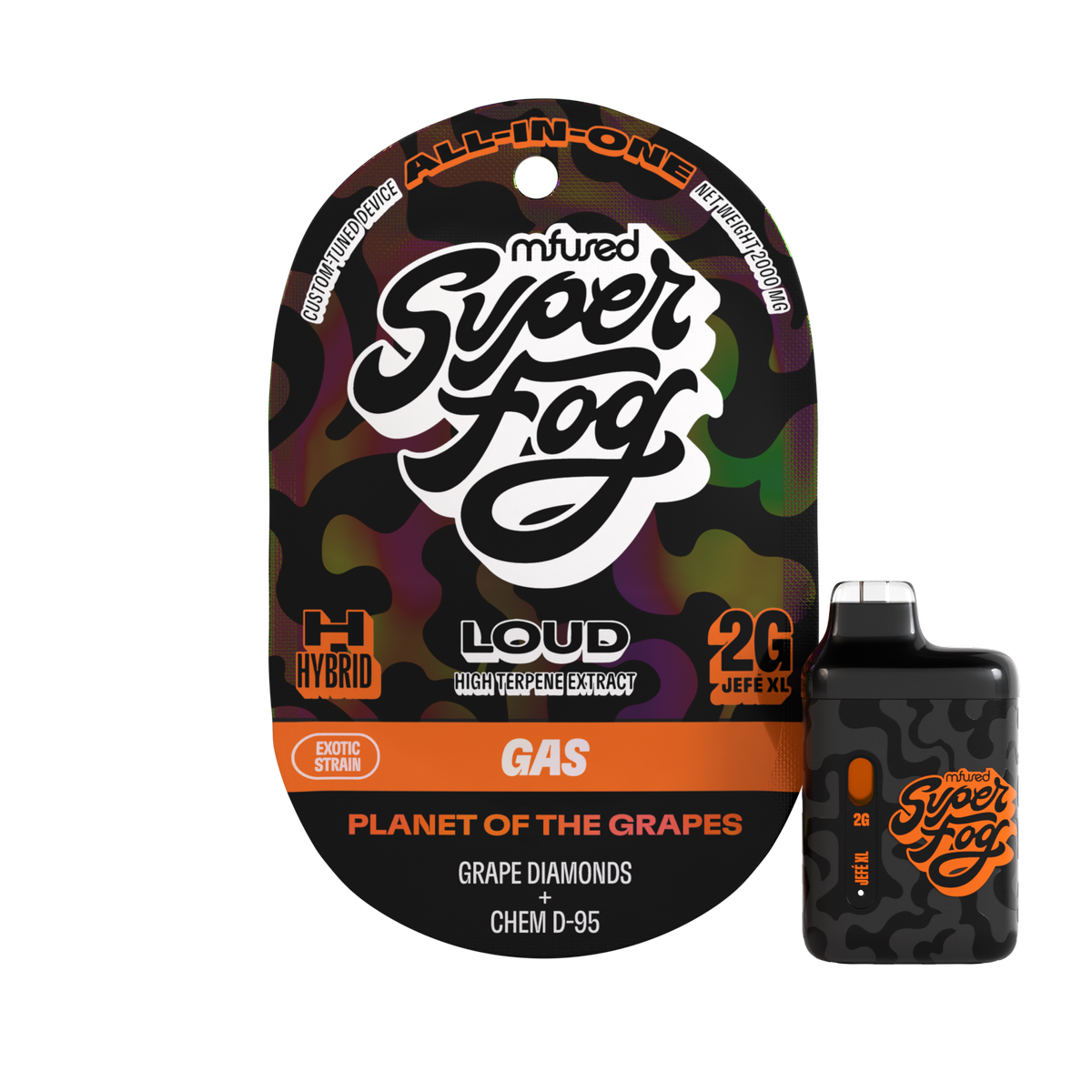 Photograph of product: MFUSED - Loud Disposable - Planet of the Grapes
