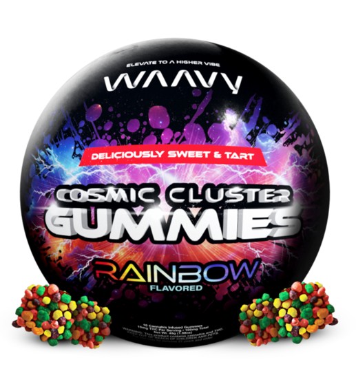 Photograph of product: Cosmic Clusters | Rosin Gummies | 10pk | 100mg