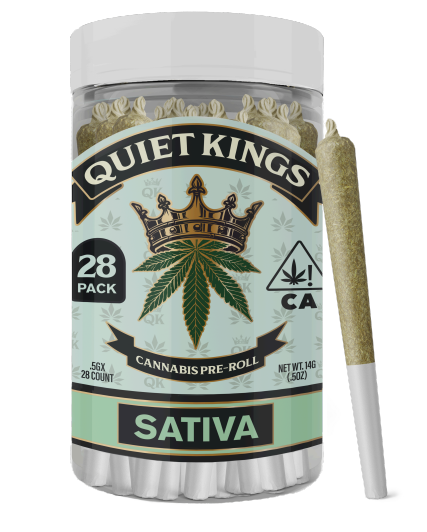 Photograph of product: Quiet Kings 28pk Prerolls 14g Twisted Citrus
