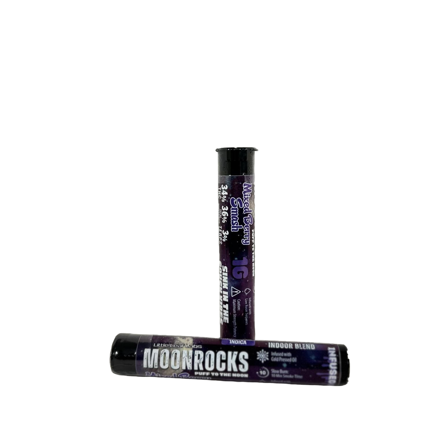 Photograph of product: Berry Smash | Moonrock - Puff To The Moon 1g Pre-Roll