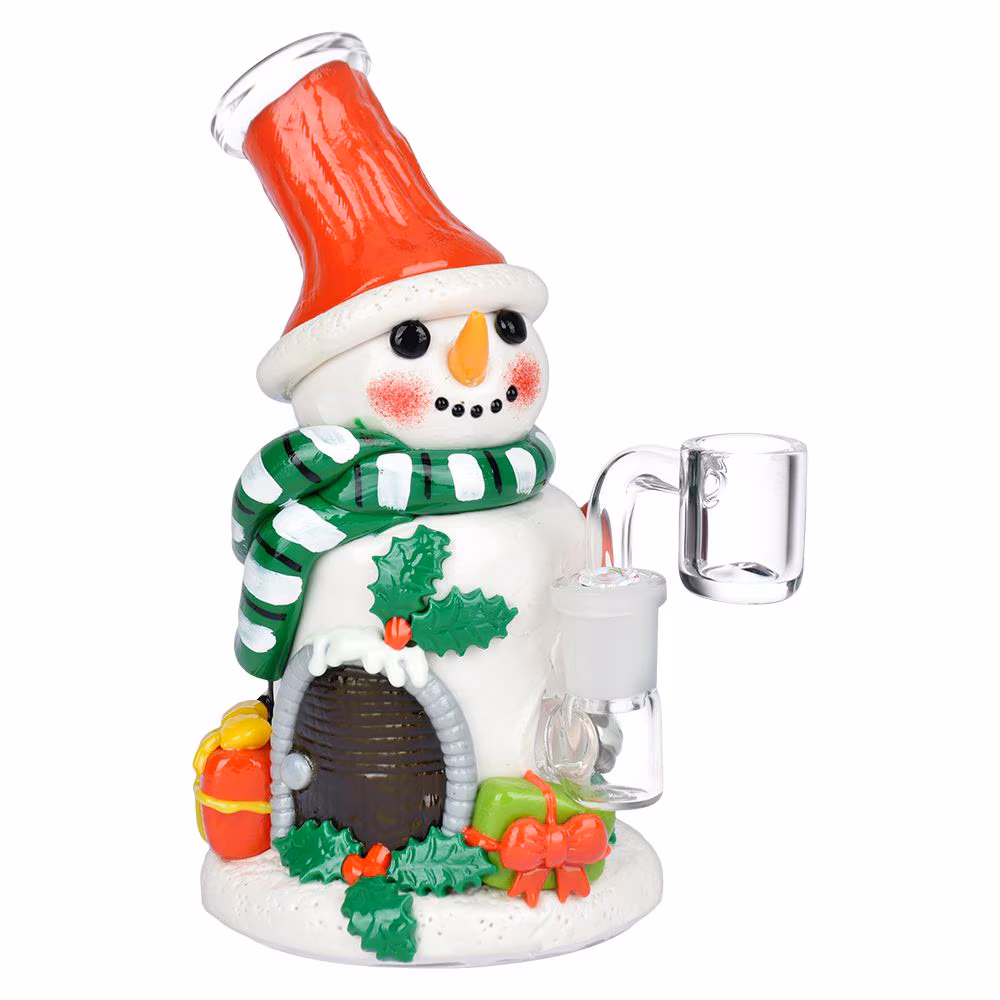 Photograph of product: Snow Place Like Home Glass Dab Rig - 6.25" - 14mm F