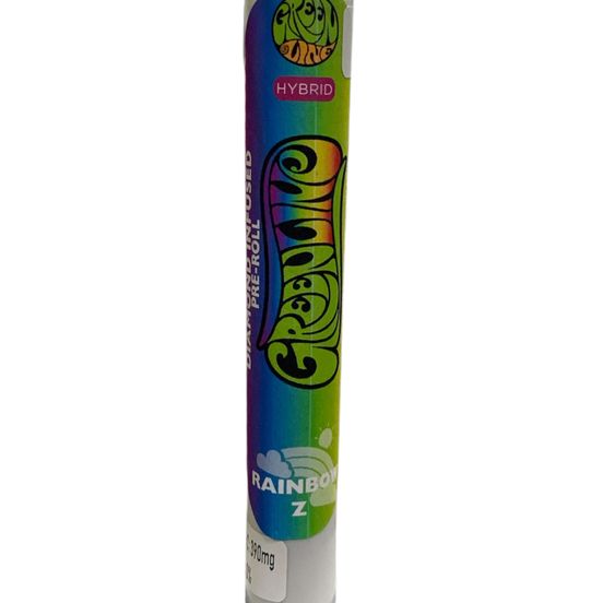 Photograph of product: Greenline - Rainbow Z 1g Infused Preroll - 