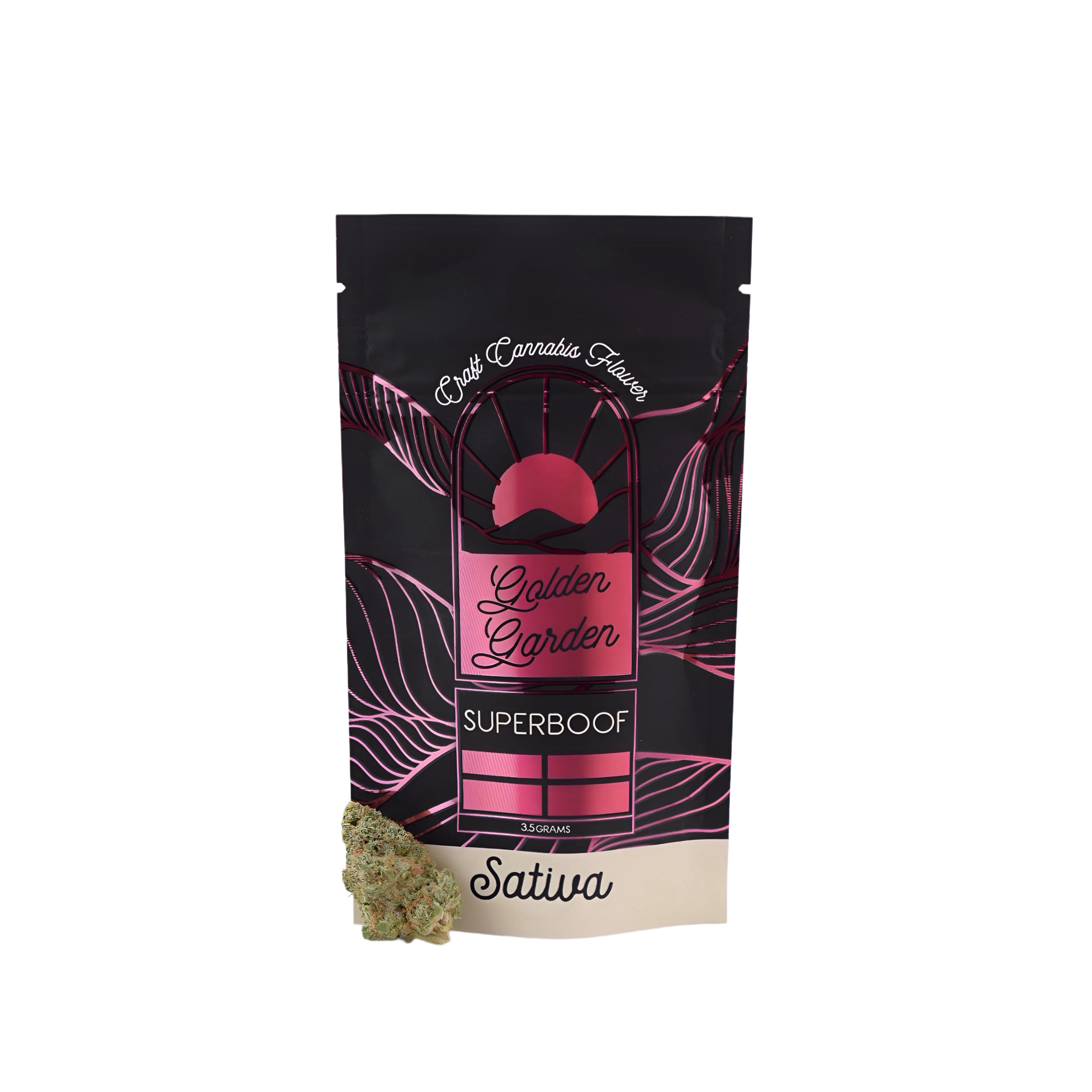 Photograph of product: Golden Garden | Flower | Superboof | 3.5g