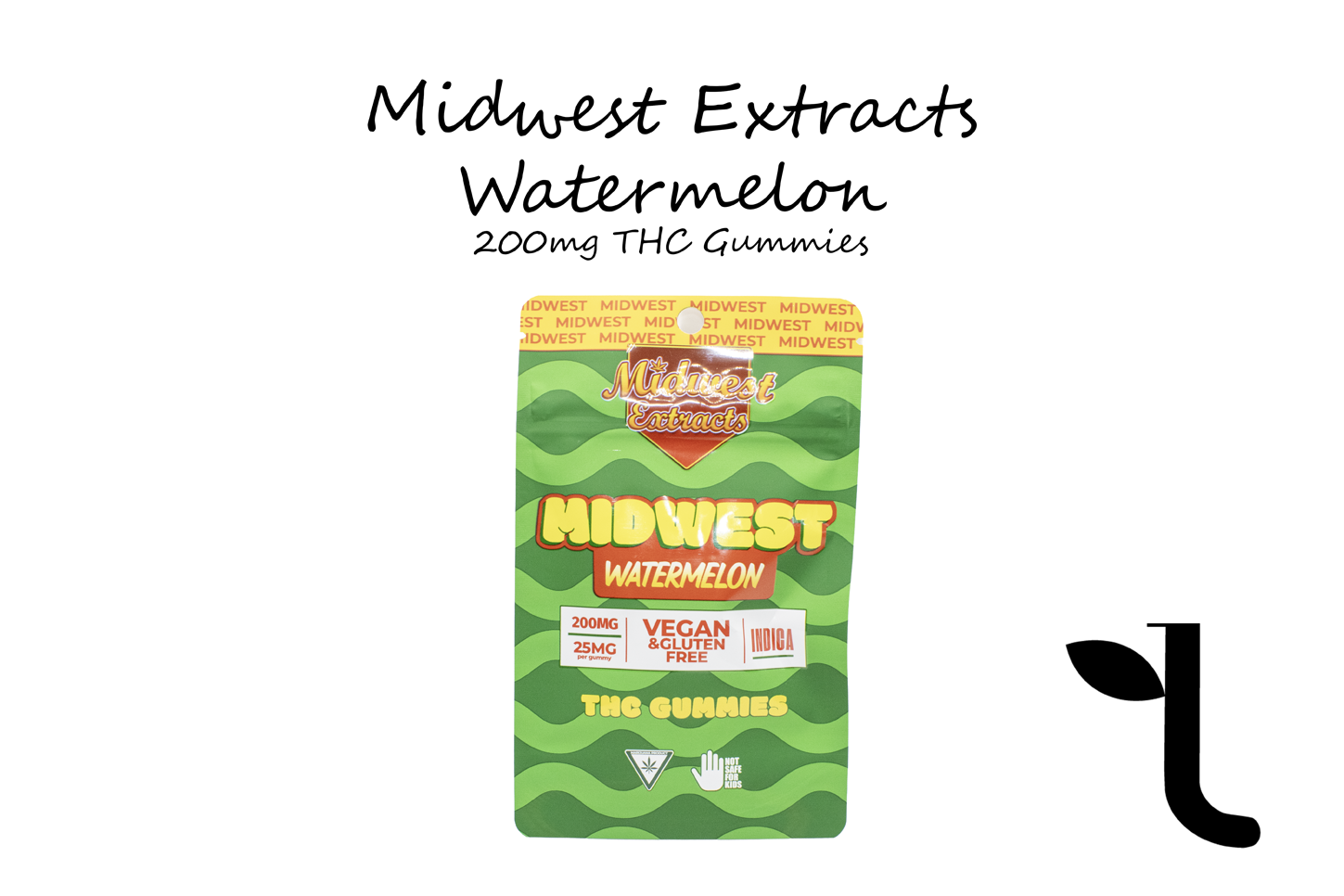 Photograph of product: Midwest Extracts - Watermelon 200MG