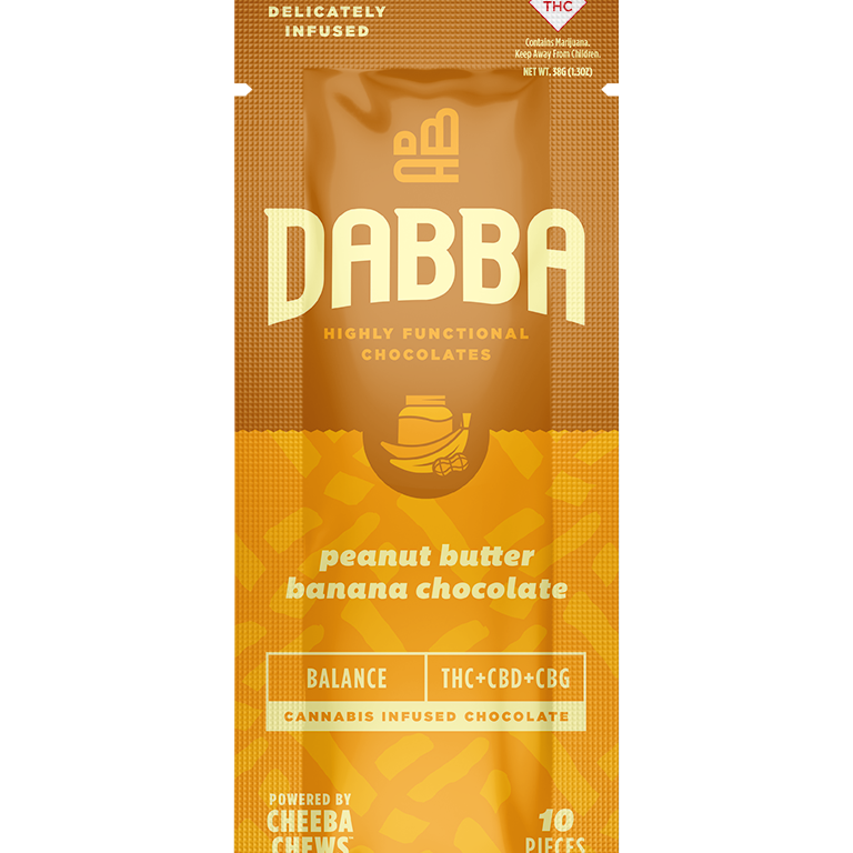 Photograph of product: Dabba - Peanut Butter Banana (White) Balance