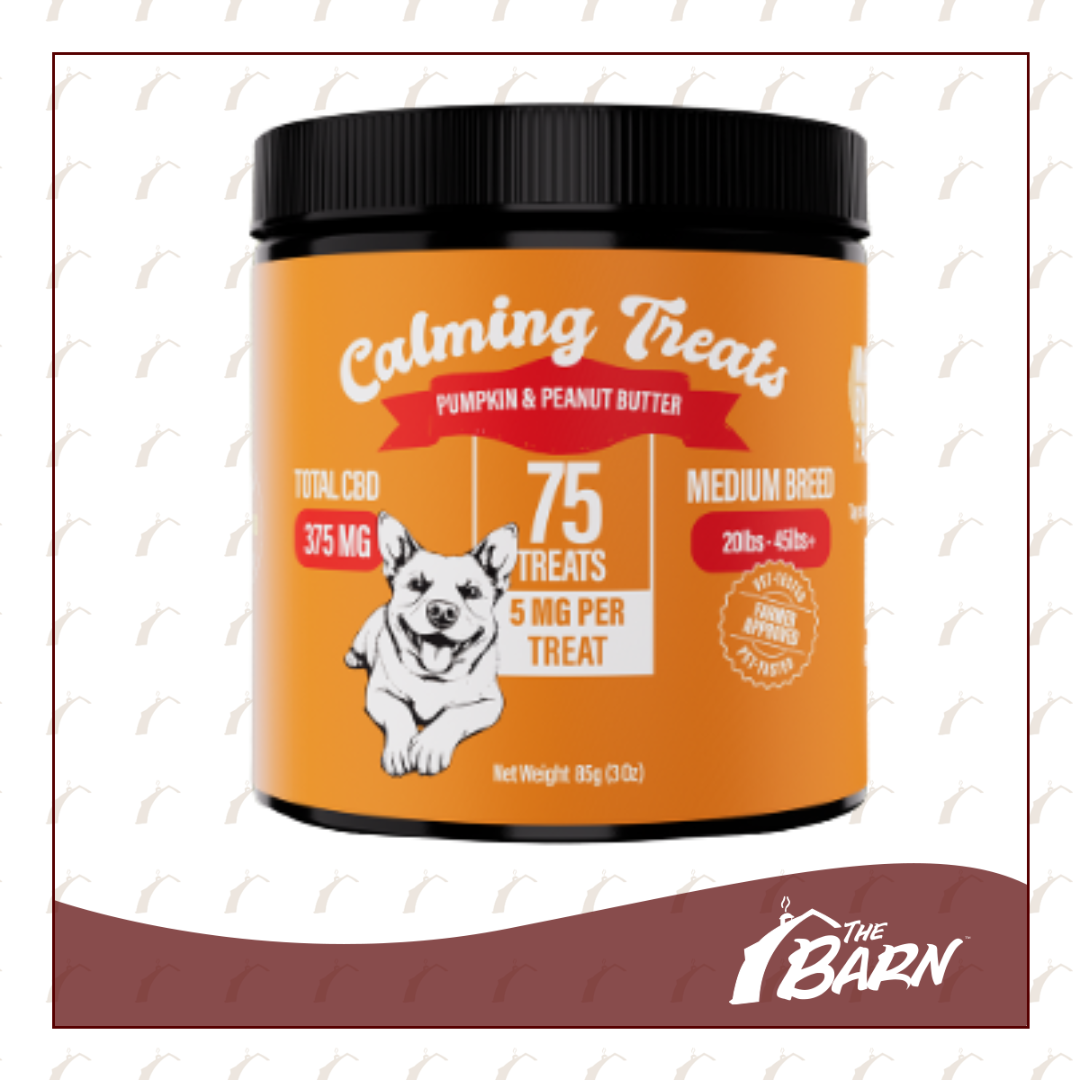 Photograph of product: MBAF 375mg CBD Dog Treats - Medium Breed - REC