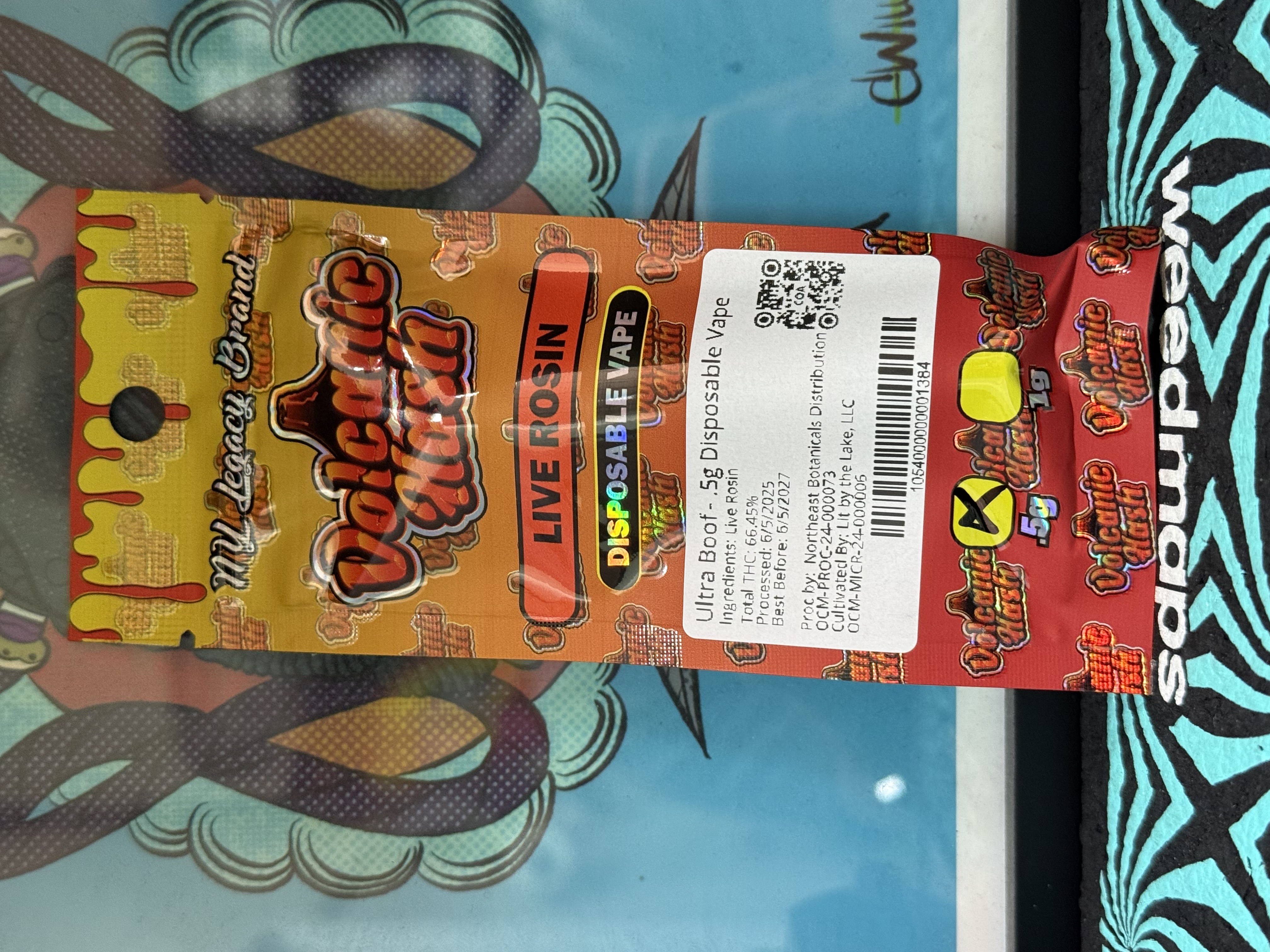 Photograph of product: Lit By The Lake au chocolat Rosin AIO - Ultra Boof