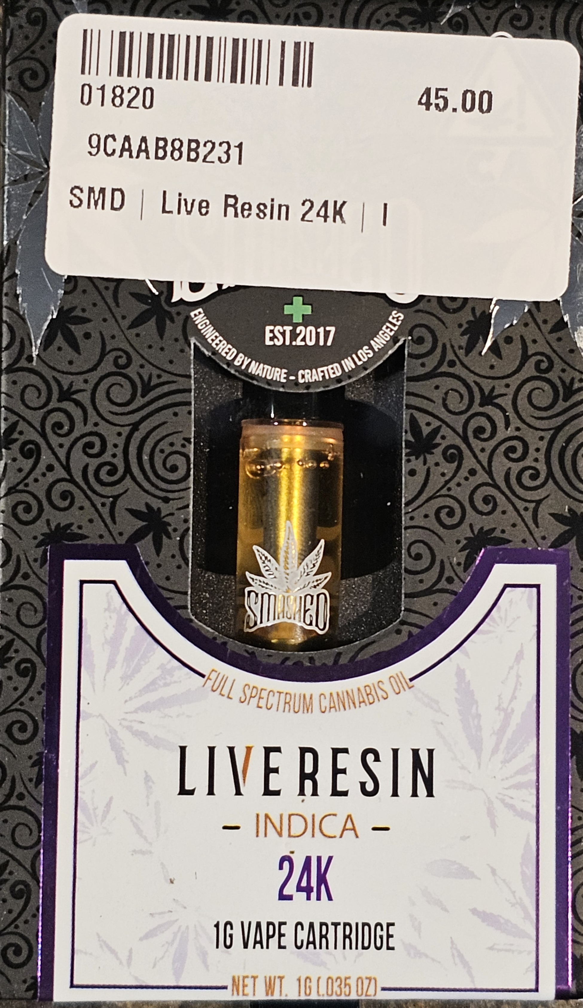 Photograph of product: Live Resin 24K | I