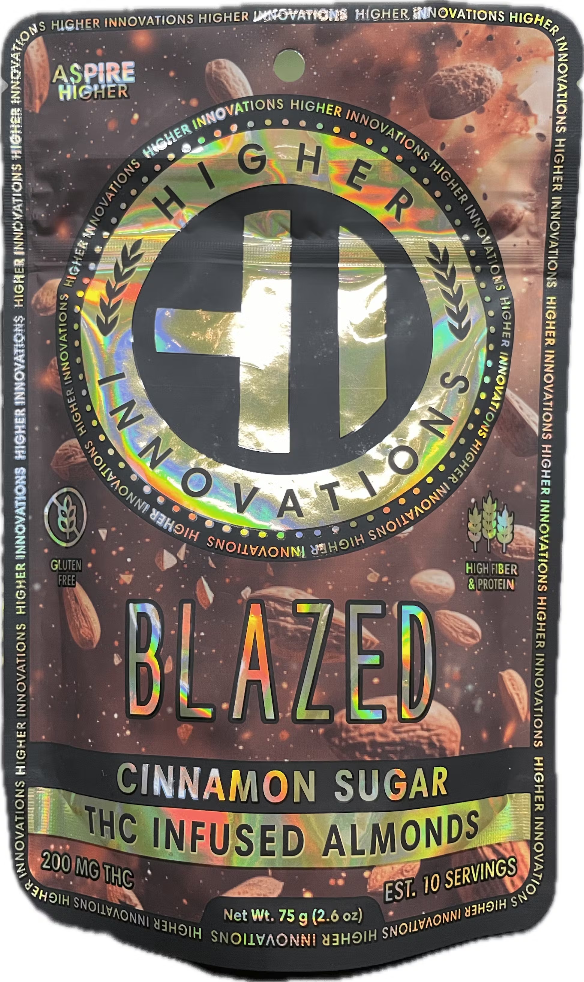 Photograph of product: Cinnamon Sugar Almonds | 200mg