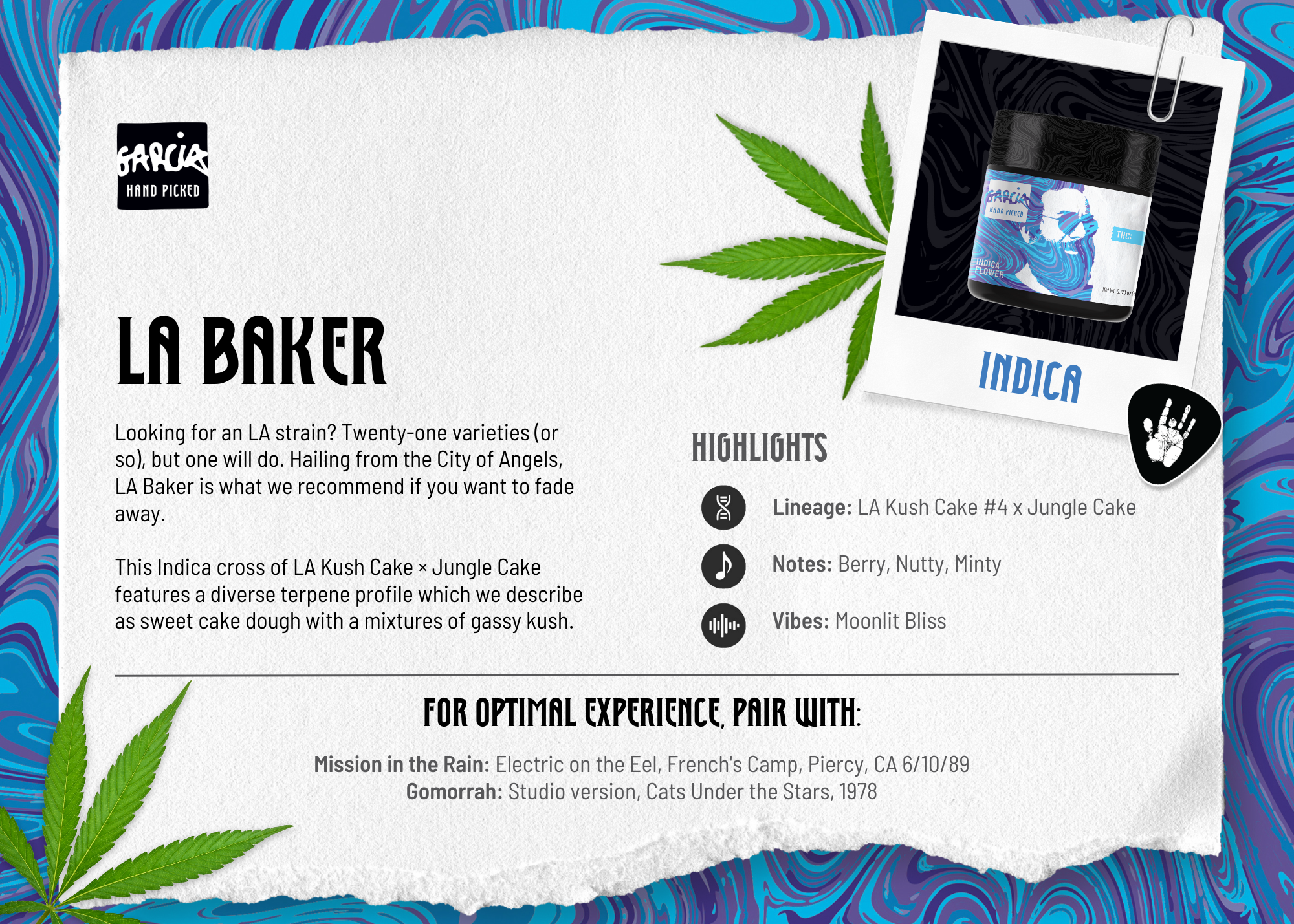 Photograph of product: Garcia Hand Picked LA Baker 8th