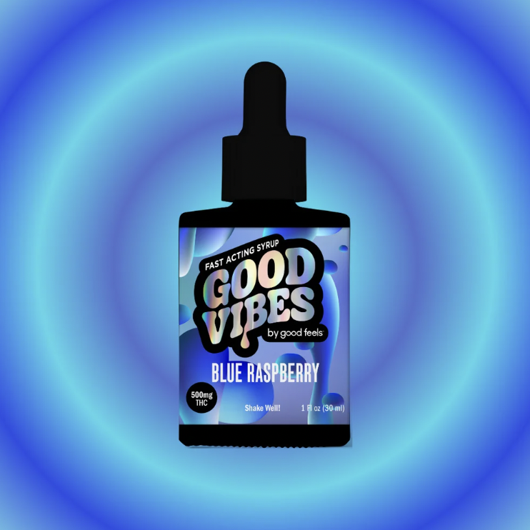Photograph of product: Blue Raspberry Syrup 500mg