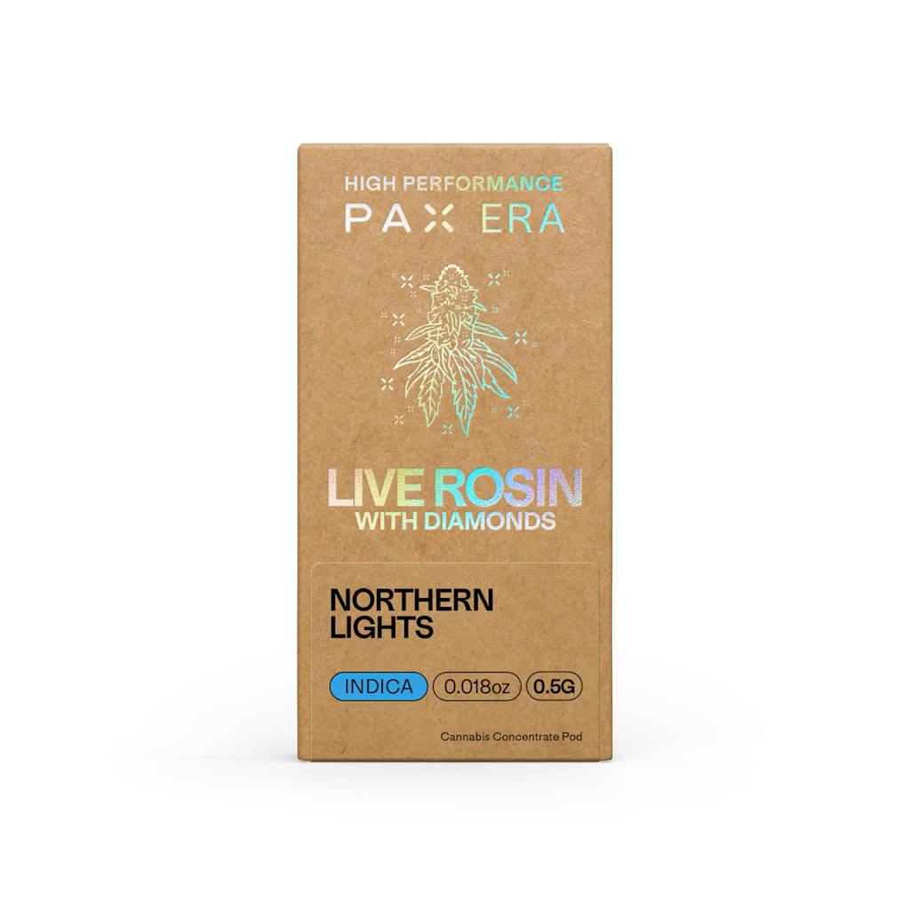 Photograph of product: Northern Lights | 0.5g | PAX Live Rosin Pod