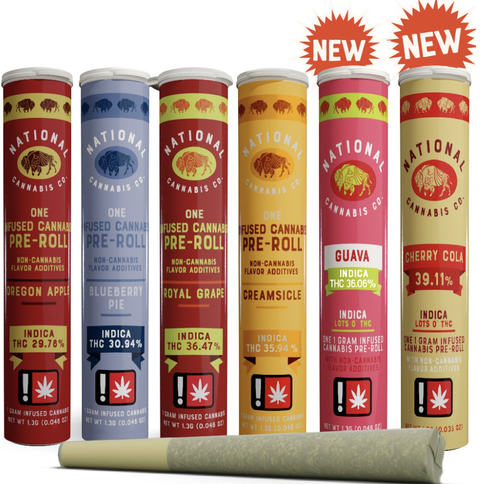 Photograph of product: National Oui'd Co Infused Pre-Roll | Oregon Apple (I)