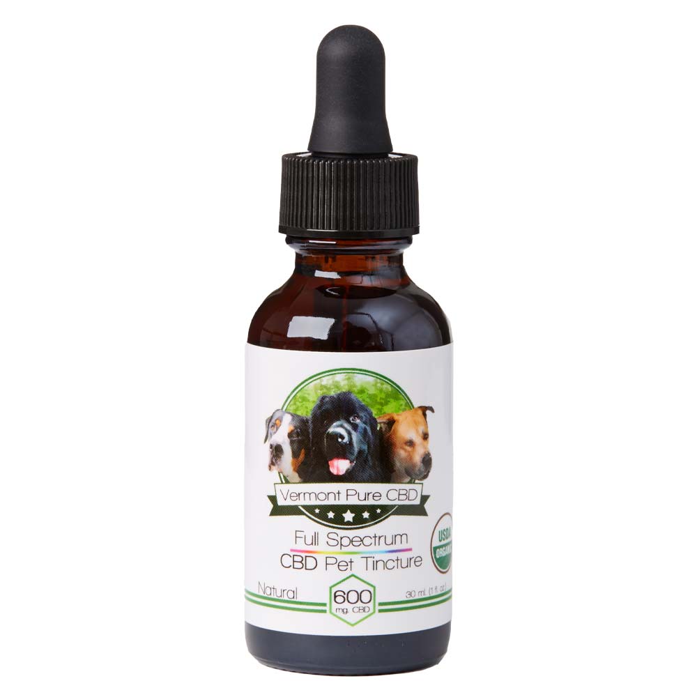 Photograph of product: Vermont Pure CBD | Natural Pet CBD Tincture | 600mg | 1oz