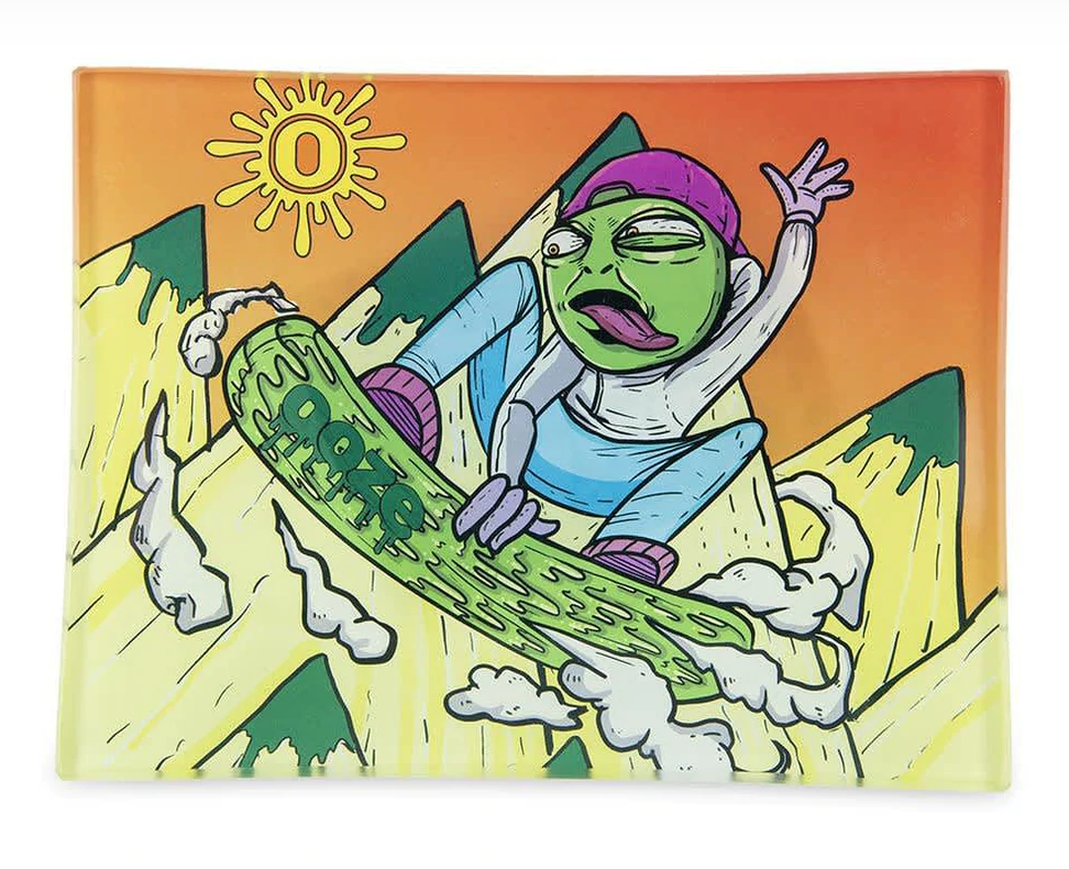 Photograph of product: Glass Rolling Tray (Slime Carver)