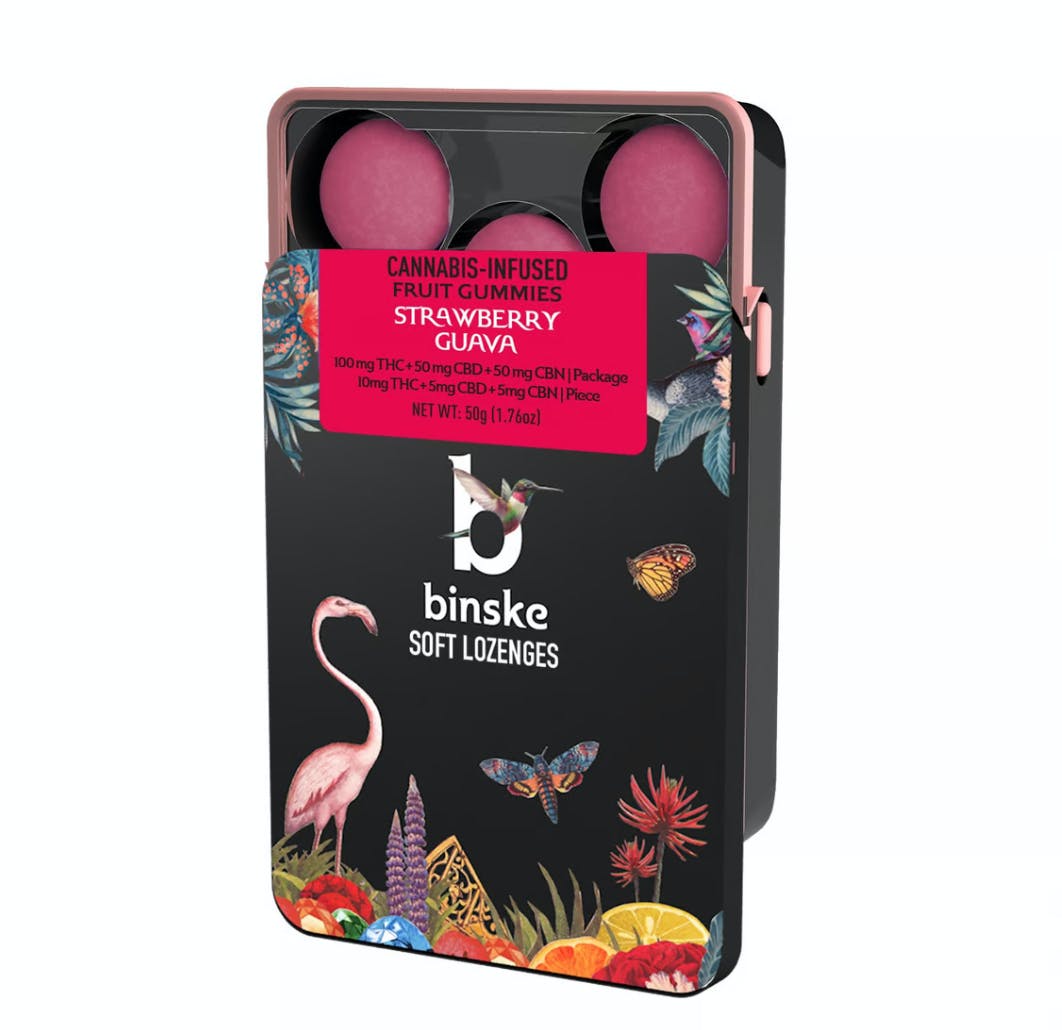 Photograph of product: Binske - Strawberry Guava Gummies