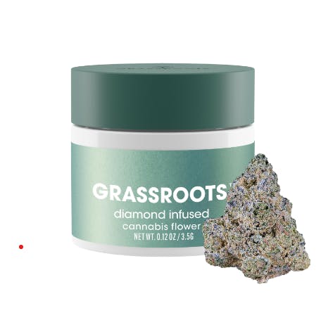 Photograph of product: Grassroots | 3.5g Diamond Flower | Pina Grande