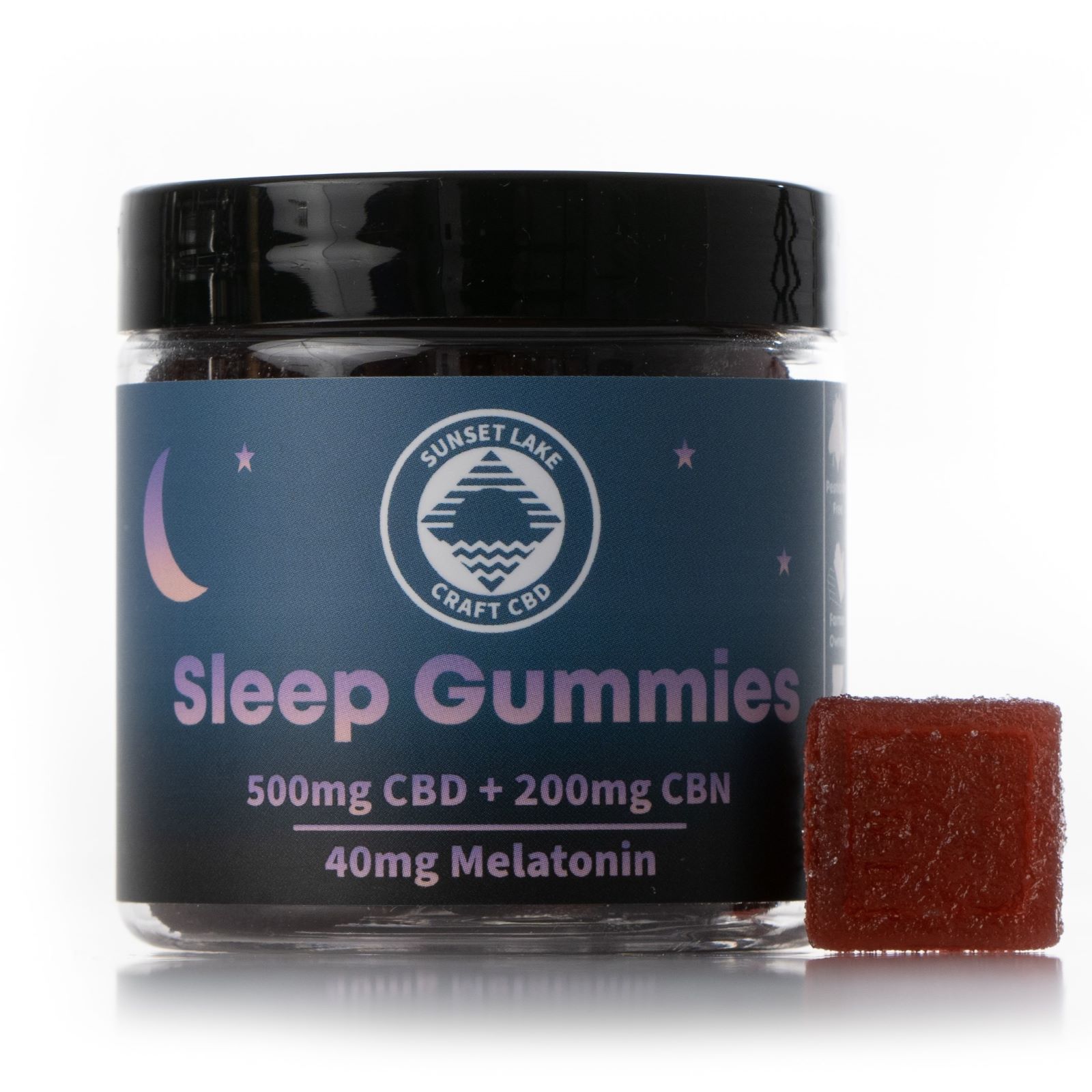 Photograph of product: SL CBD | Sleep Gummies 20pk | 600mg CBD + 300mg CBN + 40mg Melatonin