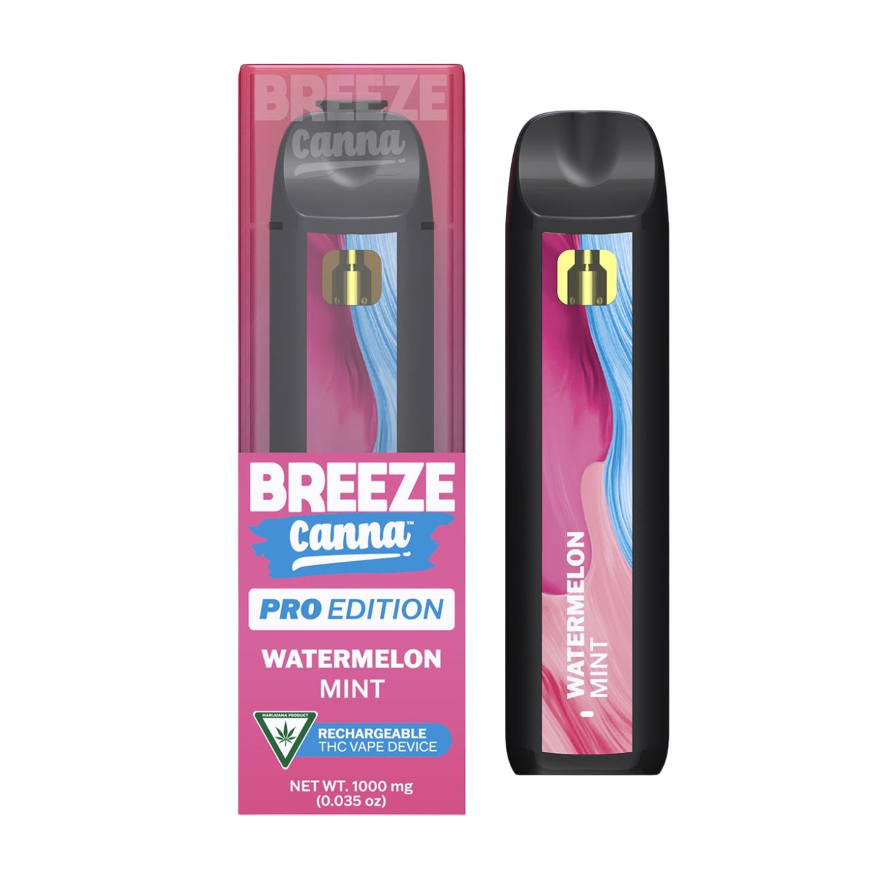 Photograph of product: Breeze PRO Watermelon Mint All-In-One Vape | 1g