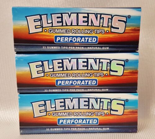Photograph of product: Elements | Rolling Tips | Perforated & Gummed - 33pk