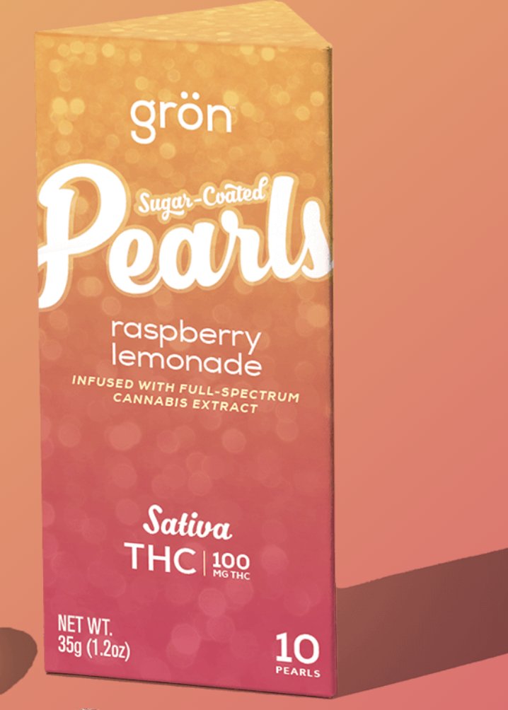 Photograph of product: Raspberry Lemonade - 100mg 10pck Gummies