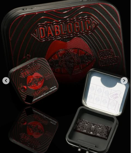 Photograph of product: Dablogic Rosin Mega Mini Sour Cherry