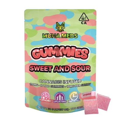 Photograph of product: Muha Meds Rosin Gummies - Sweet And Sour