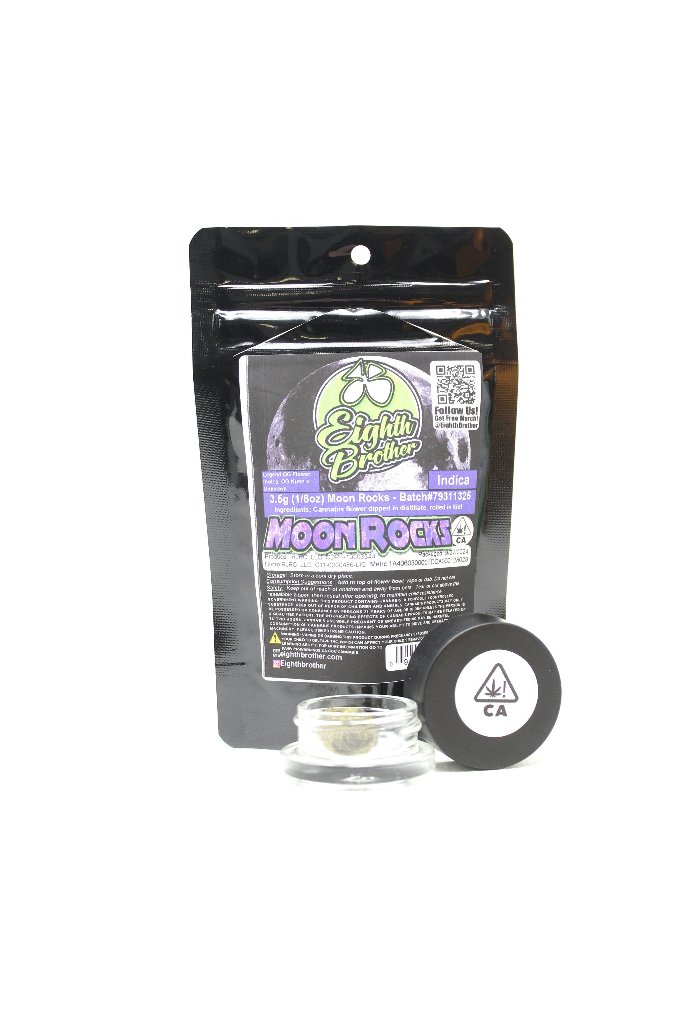 Photograph of product: EIGHTH BROTHER | LEGEND OG | MOONROCK FLOWER | 3.5G