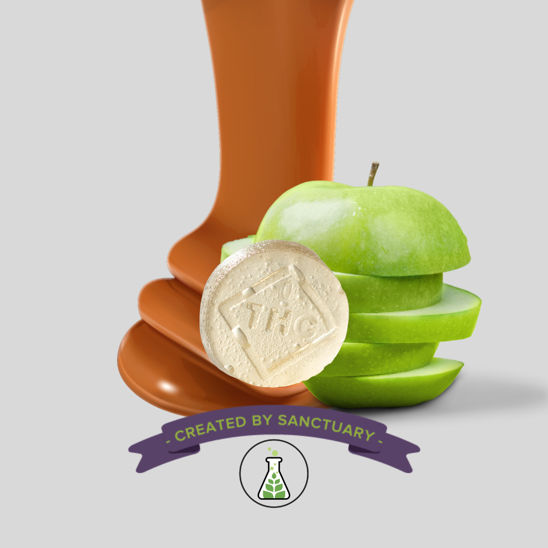 Photograph of product: Full Spectrum Soft Chew I Caramel Apple I 100mg 10pk