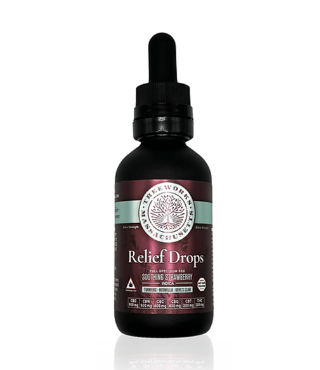 Photograph of product: Tincture | Relief Drops | Soothing Strawberry | 60mL