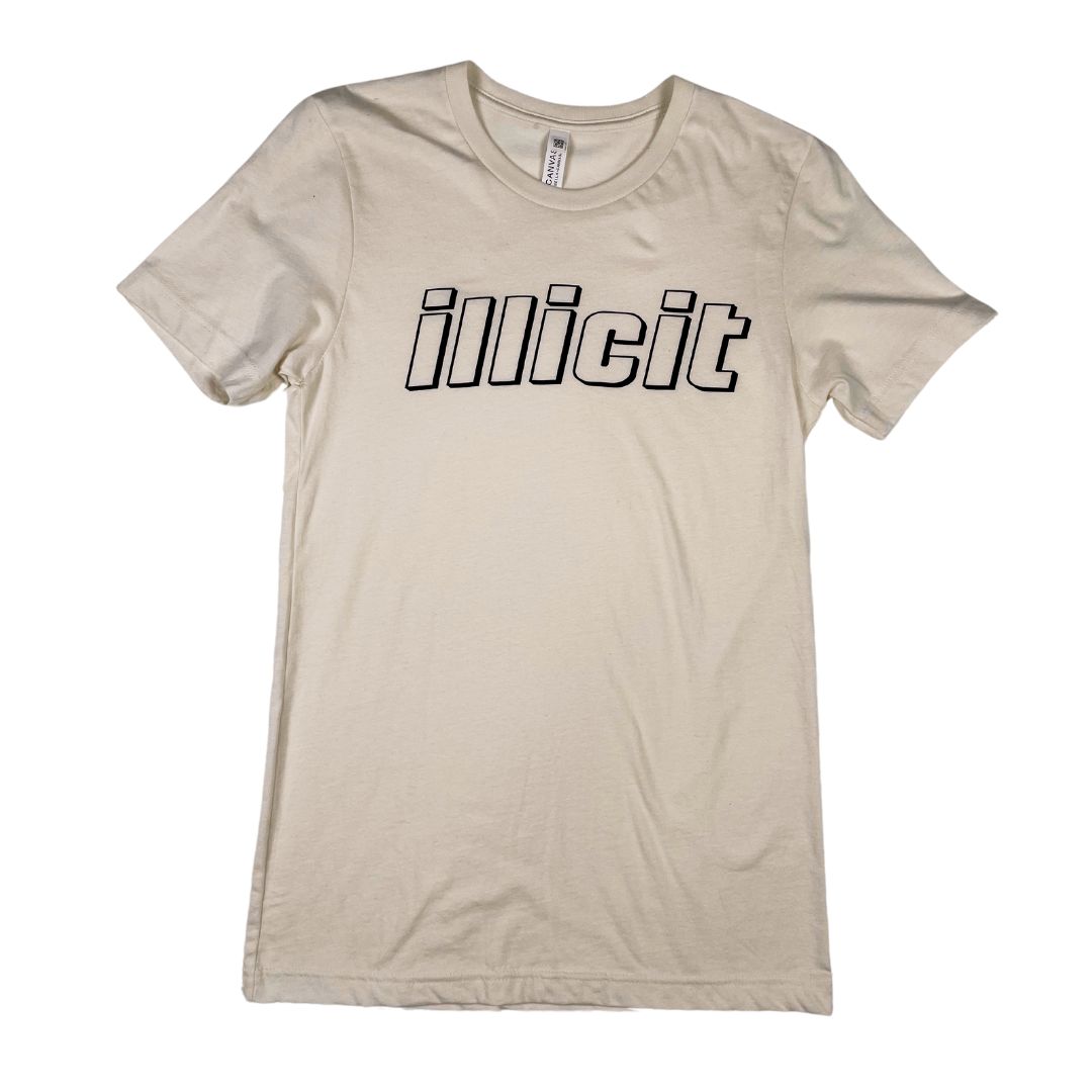 Photograph of product: Illicit T-Shirt | Cream